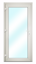 PVC door full glass