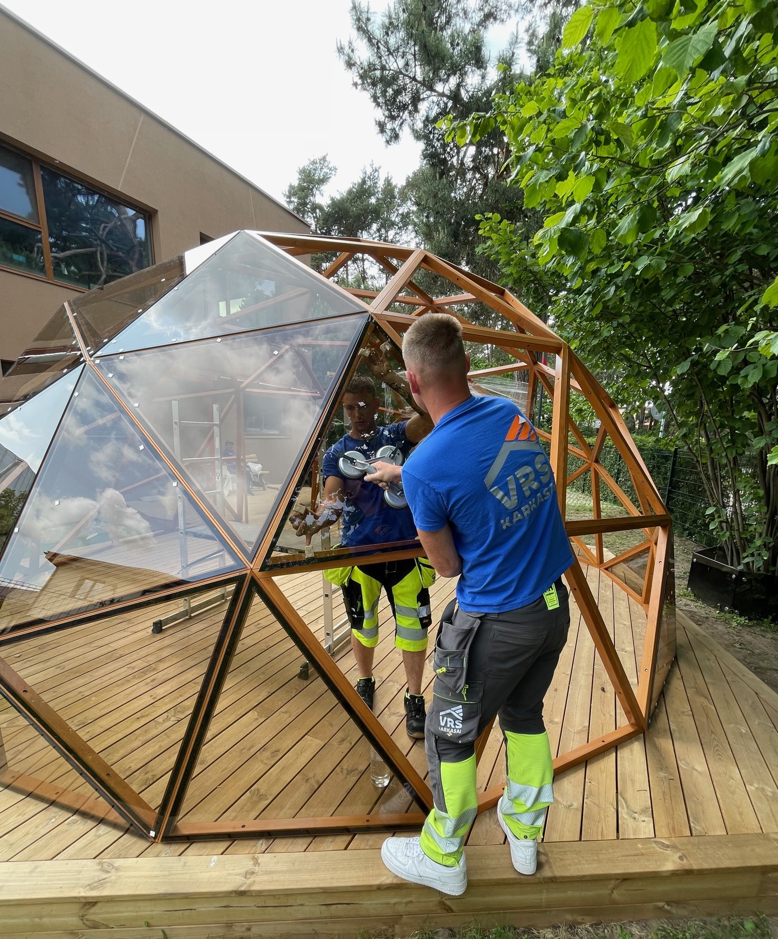 glass dome glazing