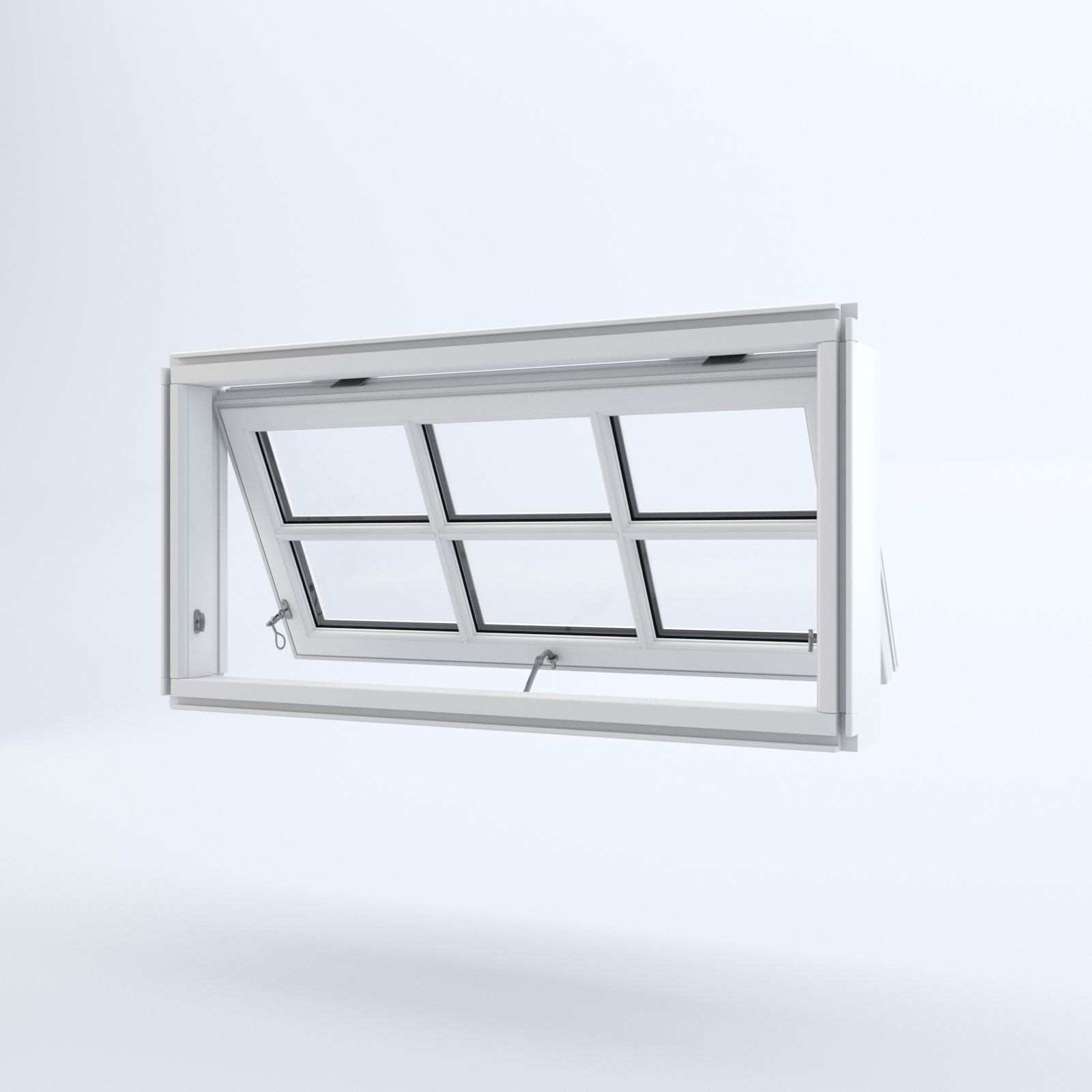 top hinged window